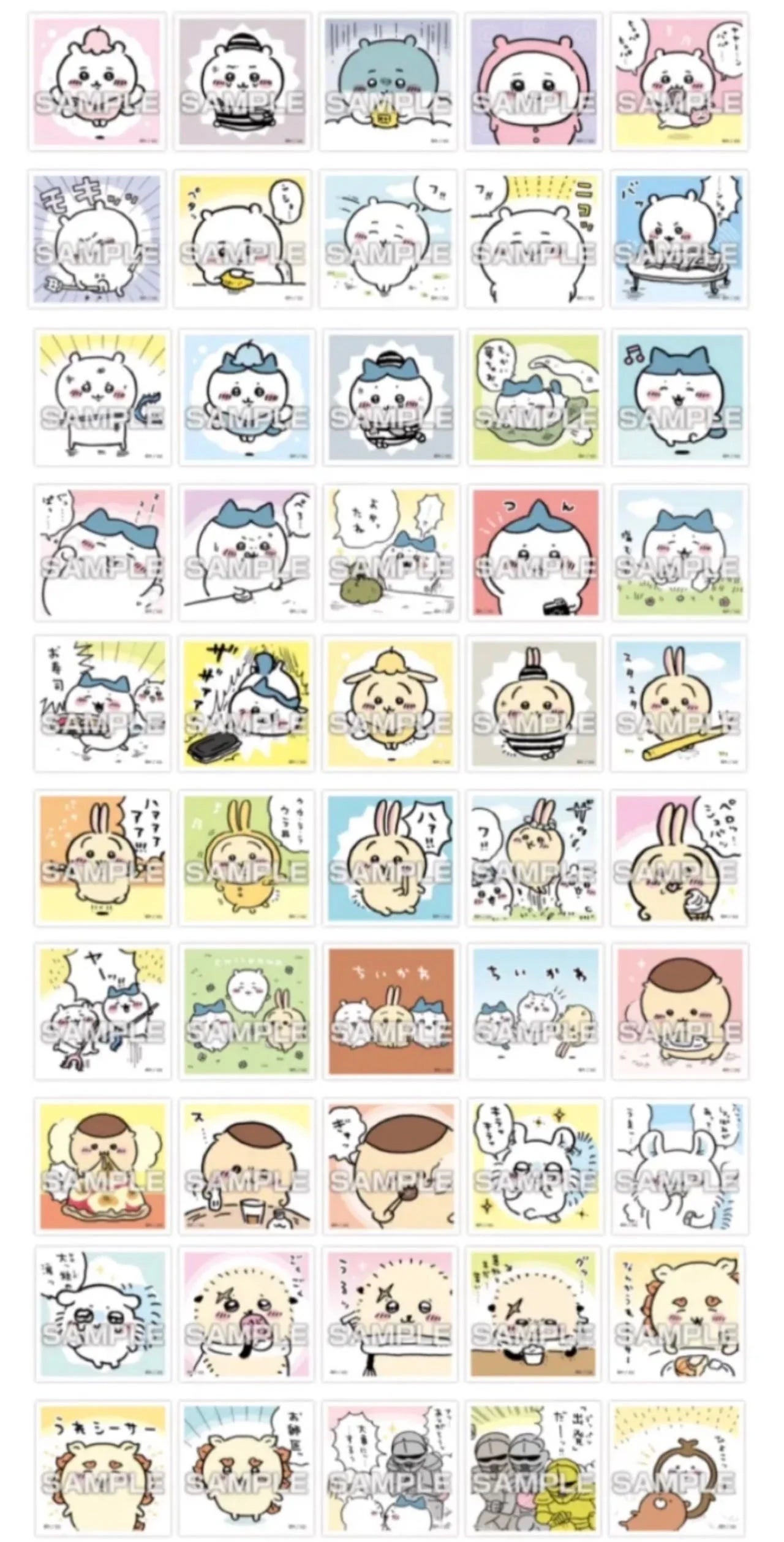 Chiikawa Stickers Edible Series 1 Blind Pack