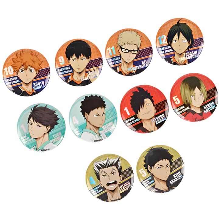 Haikyu!! Official Tin Plate Badge