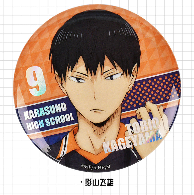 Haikyu!! Official Tin Plate Badge