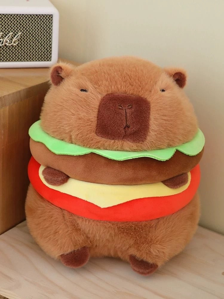 Capybara Hamburger Plush