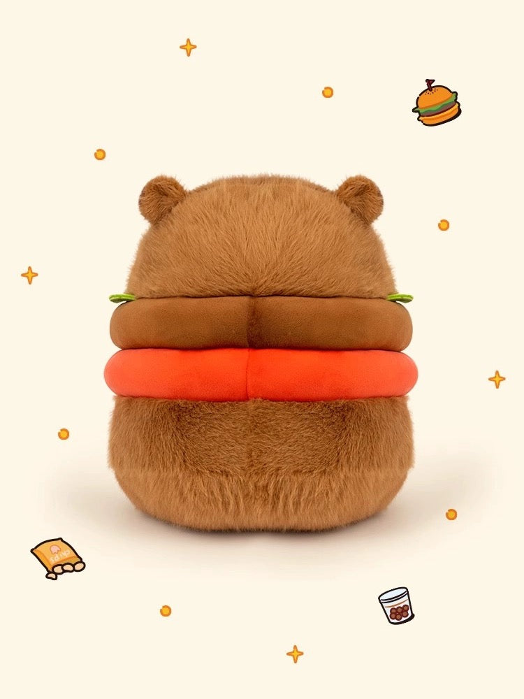 Capybara Hamburger Plush